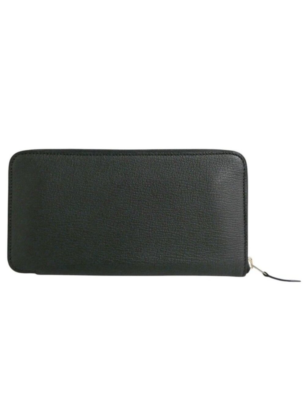 Hermes Azap Long Classic Black Silver Chevre Wallet